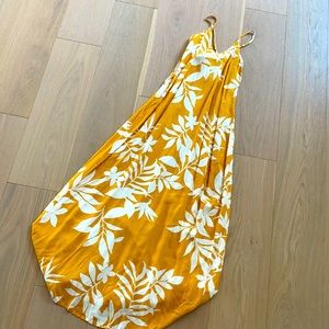 Tropical maxi dress palm 🌴